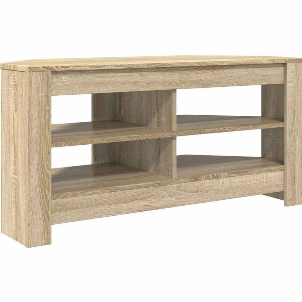 Tv-Meubels*vidaXL HoekTVKast 102 x 40,5 x 45 cm Bewerkt hout Sonoma eiken