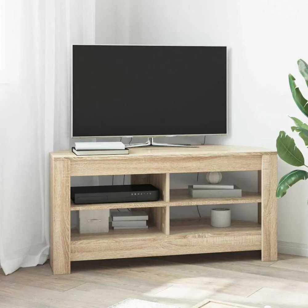 Tv-Meubels*vidaXL HoekTVKast 102 x 40,5 x 45 cm Bewerkt hout Sonoma eiken