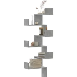 Hoekwandschap 45x45x147 cm bewerkt hout>vidaXL Hot