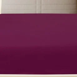 Linnengoed*vidaXL Hoeslaken jersey 90x200 cm katoen Bordeauxrood