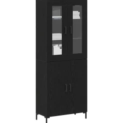 Hoge kast 2 pcs 69,5 x 34 x 180 cm Bewerkt hout><noscript><img width=