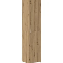 Kasten & Opbergmeubelen*vidaXL Hoge kast Artisan Eiken 40 x 42,5 x 185 cm artisanaal eikenkleurig