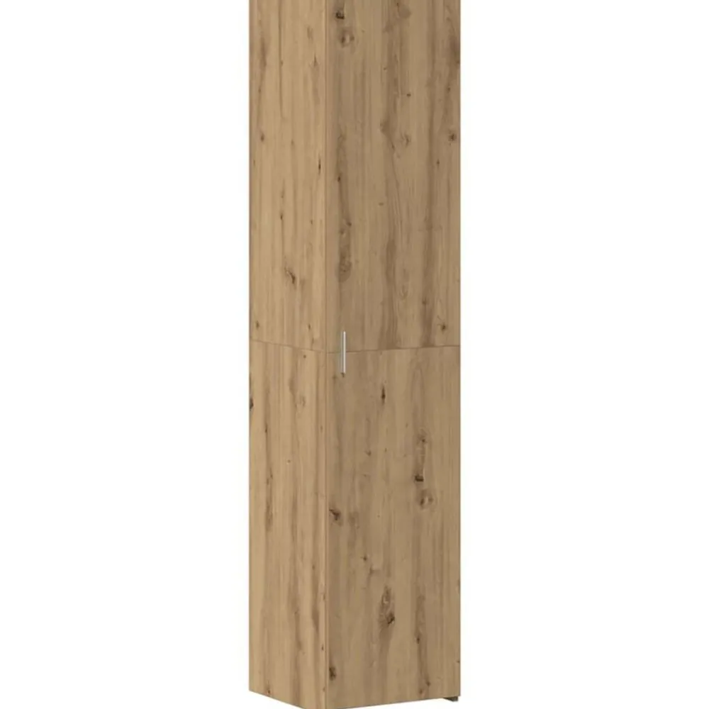 Kasten & Opbergmeubelen*vidaXL Hoge kast Artisan Eiken 40 x 42,5 x 185 cm artisanaal eikenkleurig