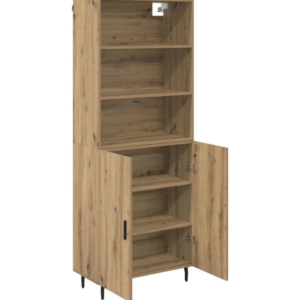 Hoge kast Artisan Eiken 69,5 x 34 x 180 cm>vidaXL Hot