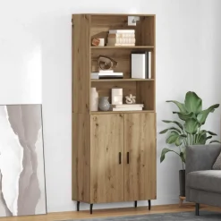 Hoge kast Artisan Eiken 69,5 x 34 x 180 cm>vidaXL Hot