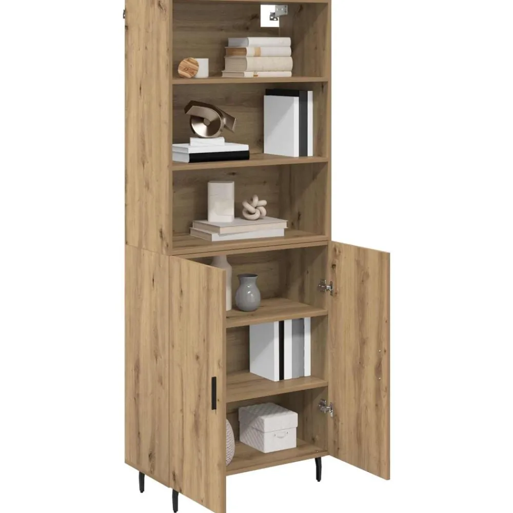 Hoge kast Artisan Eiken 69,5 x 34 x 180 cm>vidaXL Hot