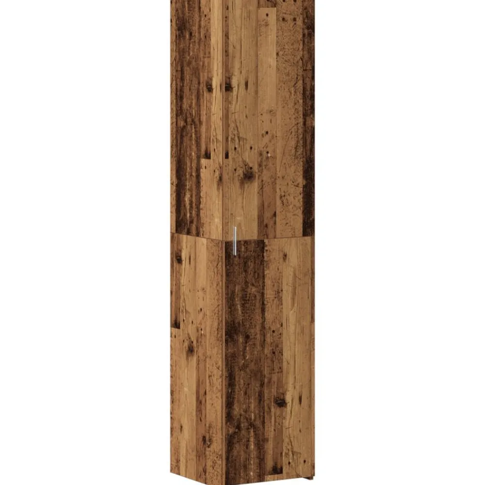 Hoge kast Oudhout 40 x 42,5 x 185 cm>vidaXL Best