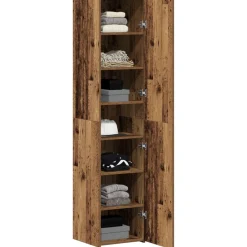 Hoge kast Oudhout 40 x 42,5 x 185 cm><noscript><img width=