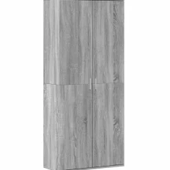 Hoge kast 80x35x180 cm bewerkt hout eikenkleurig>vidaXL Hot