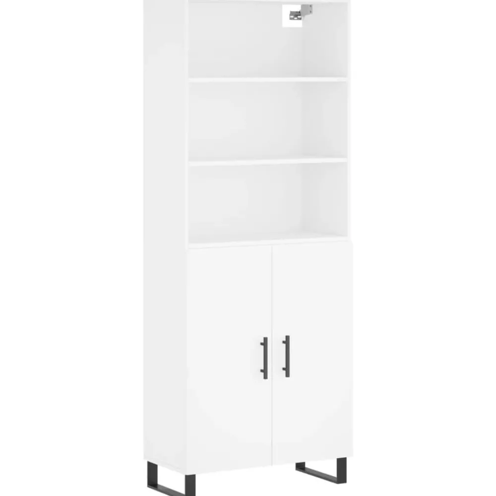 Hoge kast 69,5x34x180 cm bewerkt hout>vidaXL