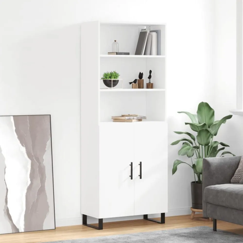 Hoge kast 69,5x34x180 cm bewerkt hout>vidaXL