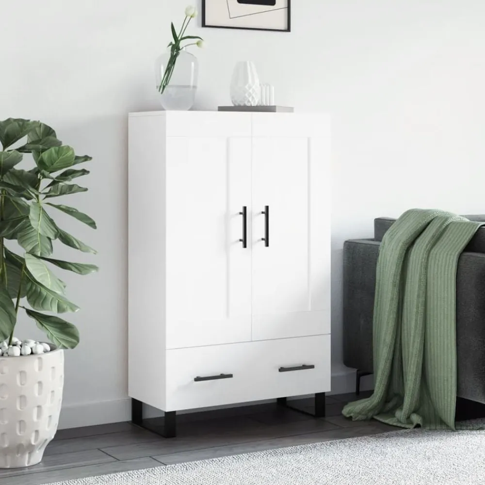 Hoge kast 69,5x31x115 cm bewerkt hout>vidaXL Best