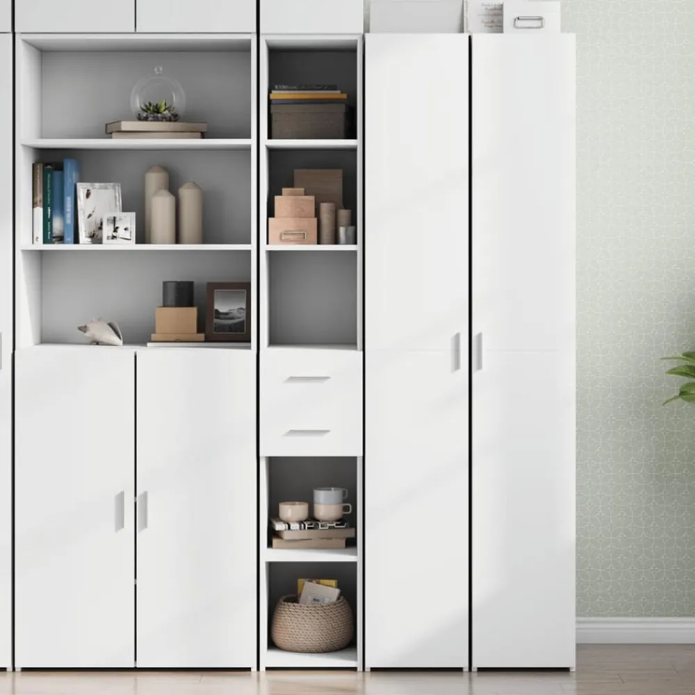 Hoge kast 30x42,5x185 cm bewerkt hout>vidaXL Discount