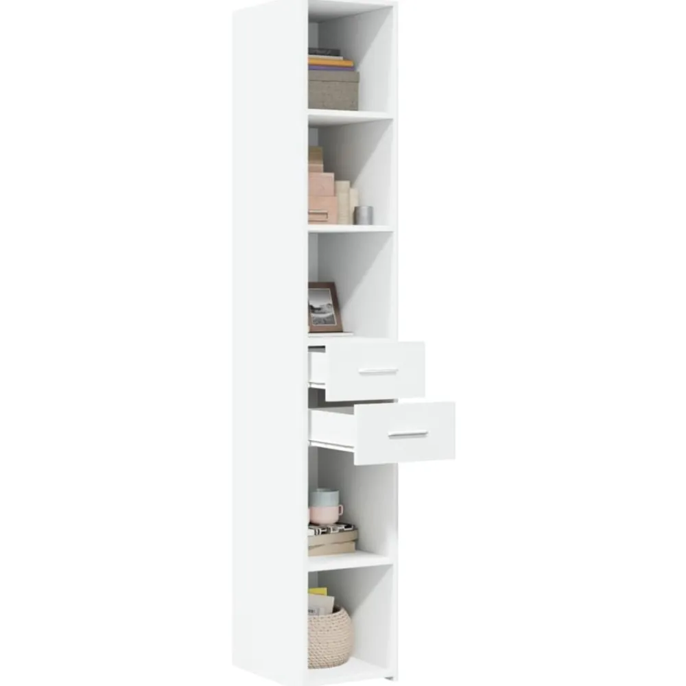 Hoge kast 30x42,5x185 cm bewerkt hout>vidaXL Discount