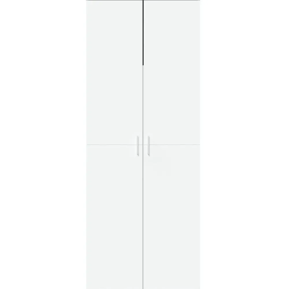 Kasten & Opbergmeubelen*vidaXL Hoge kast 70x35x180 cm bewerkt hout Wit