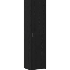 Kasten & Opbergmeubelen*vidaXL Hoge kast 45 x 42,5 x 185 cm Zwart eiken