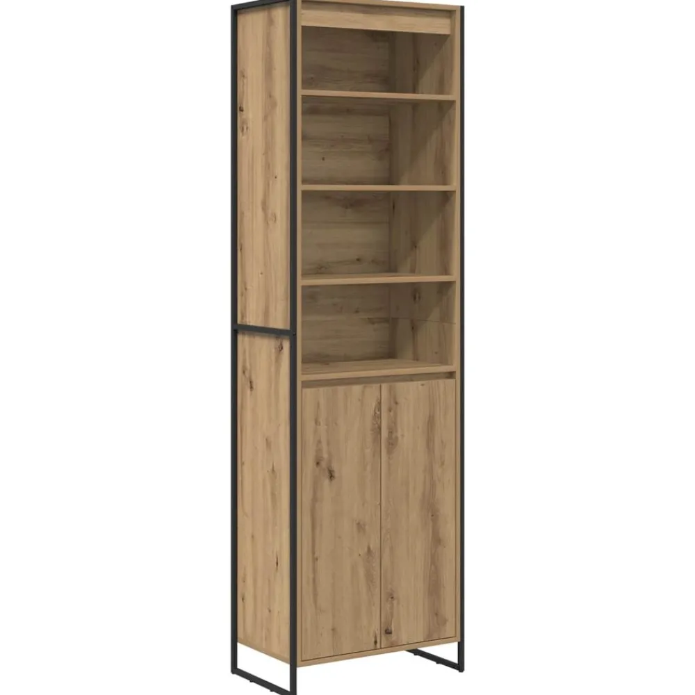 Hoge Kasten 2 pcs Ambachtelijk eiken 60 x 36 x 200 cm>vidaXL Sale