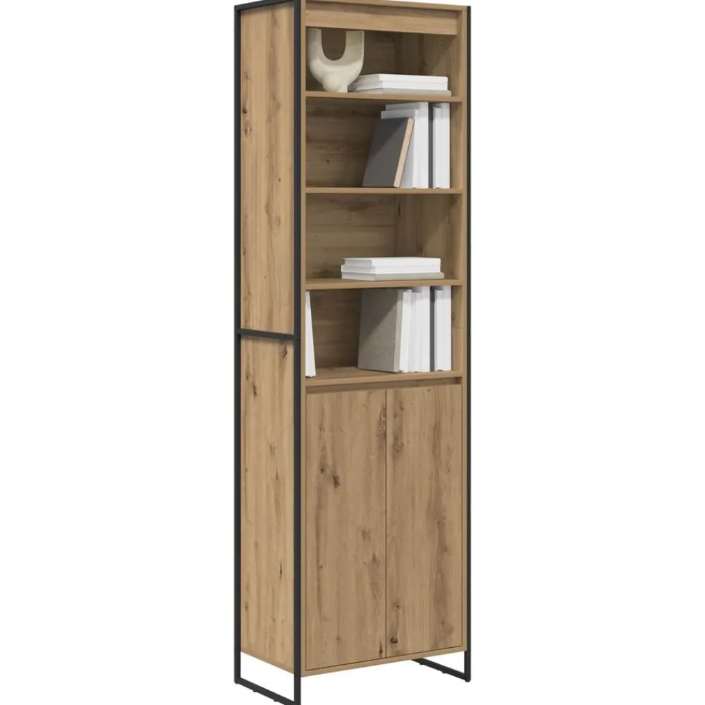 Hoge Kasten 2 pcs Ambachtelijk eiken 60 x 36 x 200 cm>vidaXL Sale