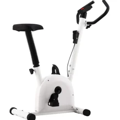 Fitness*vidaXL Hometrainer met bandweerstand Wit