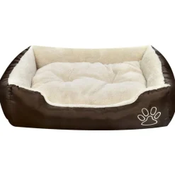 Huisdierbenodigdheden*vidaXL Hondenbed bruin en beige XXL