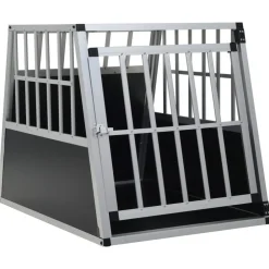 Huisdierbenodigdheden*vidaXL Hondenbench met enkele deur 65x91x69,5 cm