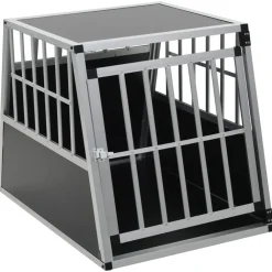 Huisdierbenodigdheden*vidaXL Hondenbench met enkele deur 65x91x69,5 cm