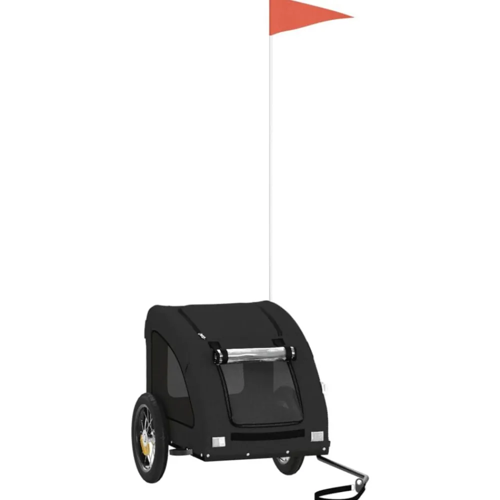 Hondenfietstrailer oxford stof en ijzer>vidaXL New