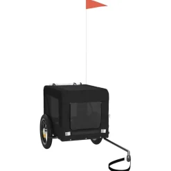 Hondenfietstrailer oxford stof en ijzer>vidaXL Online