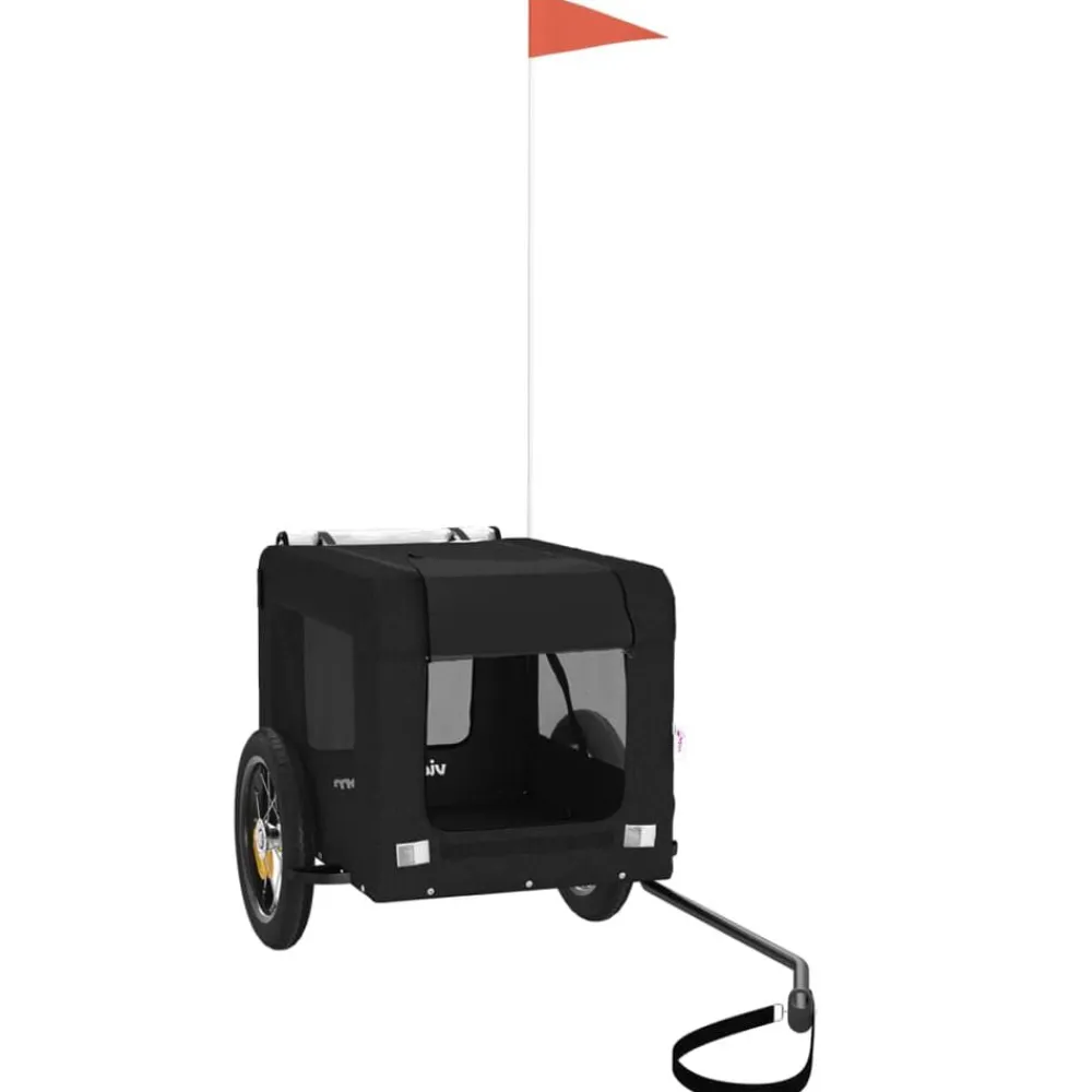 Hondenfietstrailer oxford stof en ijzer>vidaXL Online