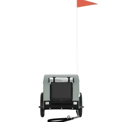 Hondenfietstrailer oxford stof en ijzer en zwart><noscript><img width=