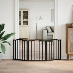 Hondenhek inklapbaar 3 panelen 150 cm populierenhout><noscript><img width=