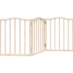 Hondenhek inklapbaar 3 panelen 150 cm populierenhout>vidaXL Outlet