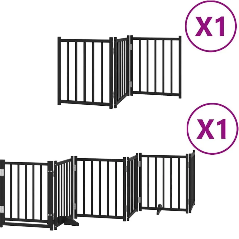 Hondenhek inklapbaar 9 panelen 450 cm populierenhout>vidaXL Best
