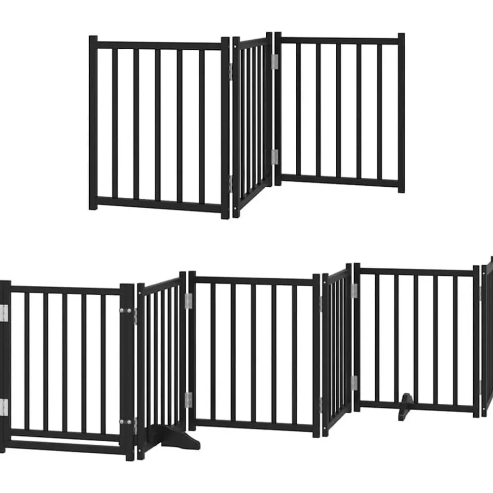 Hondenhek inklapbaar 9 panelen 450 cm populierenhout>vidaXL Best