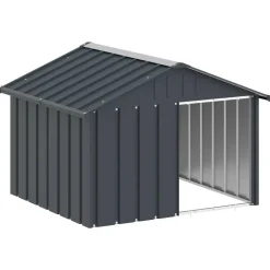 Hondenhok 116,5x103x81,5 cm gegalvaniseerd staal kleur>vidaXL Outlet
