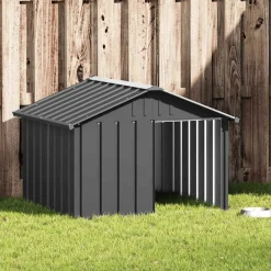Hondenhok 116,5x103x81,5 cm gegalvaniseerd staal kleur>vidaXL Outlet