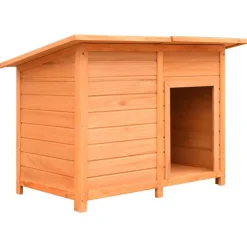 Hondenhok 120x77x86 cm massief grenenhout en vuurhout>vidaXL Online