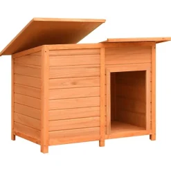 Hondenhok 120x77x86 cm massief grenenhout en vuurhout><noscript><img width=