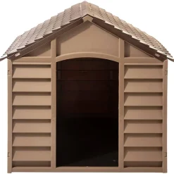 Hondenhok 86x84x82 cm polypropeen bruin><noscript><img width=