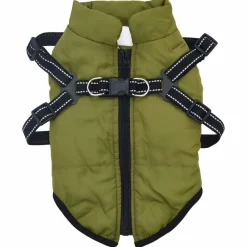 Hondenjas Legergroen L24 Fleece en polyester>vidaXL Discount