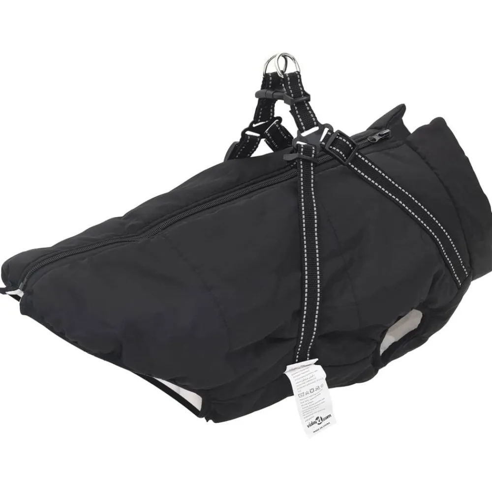 Huisdierbenodigdheden*vidaXL Hondenjas L48 Fleece en polyester Zwart