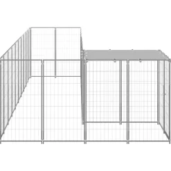 Hondenkennel 7,26 m² staal kleurig><noscript><img width=