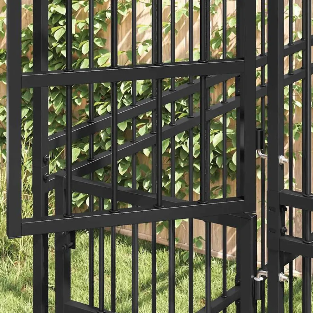 Huisdierbenodigdheden*vidaXL Hondenkennel 1,84 m² staal