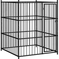 Huisdierbenodigdheden*vidaXL Hondenkennel voor buiten 150x150x185 cm