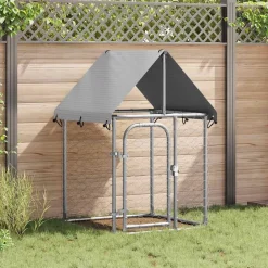 Hondenkennel voor buiten met dak 100x100x150 cm>vidaXL Clearance