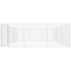 Hondenkennel voor buiten 570x570x185 cm gegalvaniseerd staal>vidaXL New