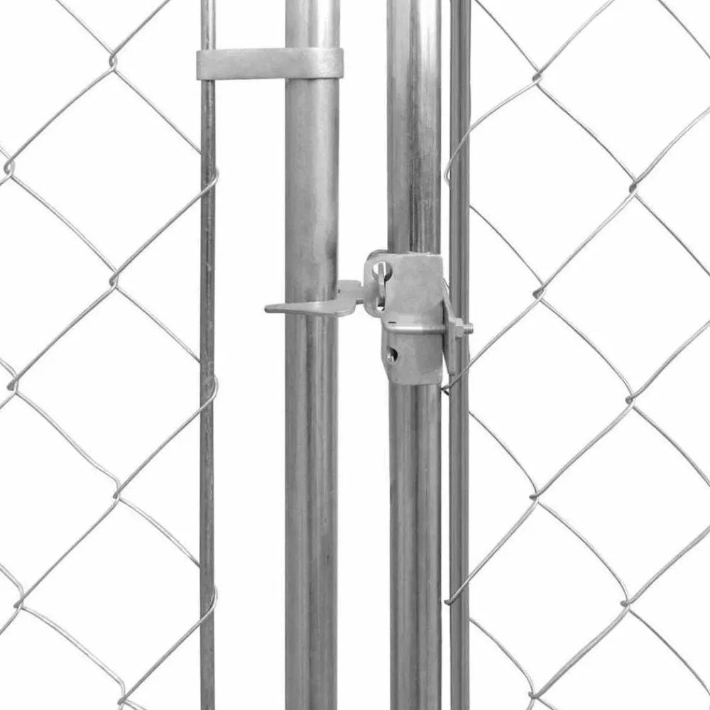 Hondenkennel voor buiten 570x570x185 cm gegalvaniseerd staal>vidaXL New