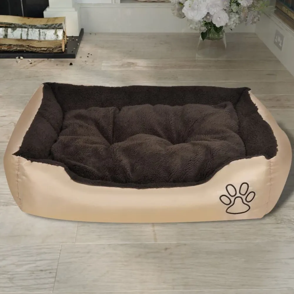 Huisdierbenodigdheden*vidaXL Hondenmand bruin en Beige XXL