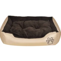 Huisdierbenodigdheden*vidaXL Hondenmand bruin en Beige XXL