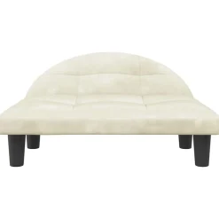 Hondenmand 70x52x30 cm fluweel crèmekleurig><noscript><img width=